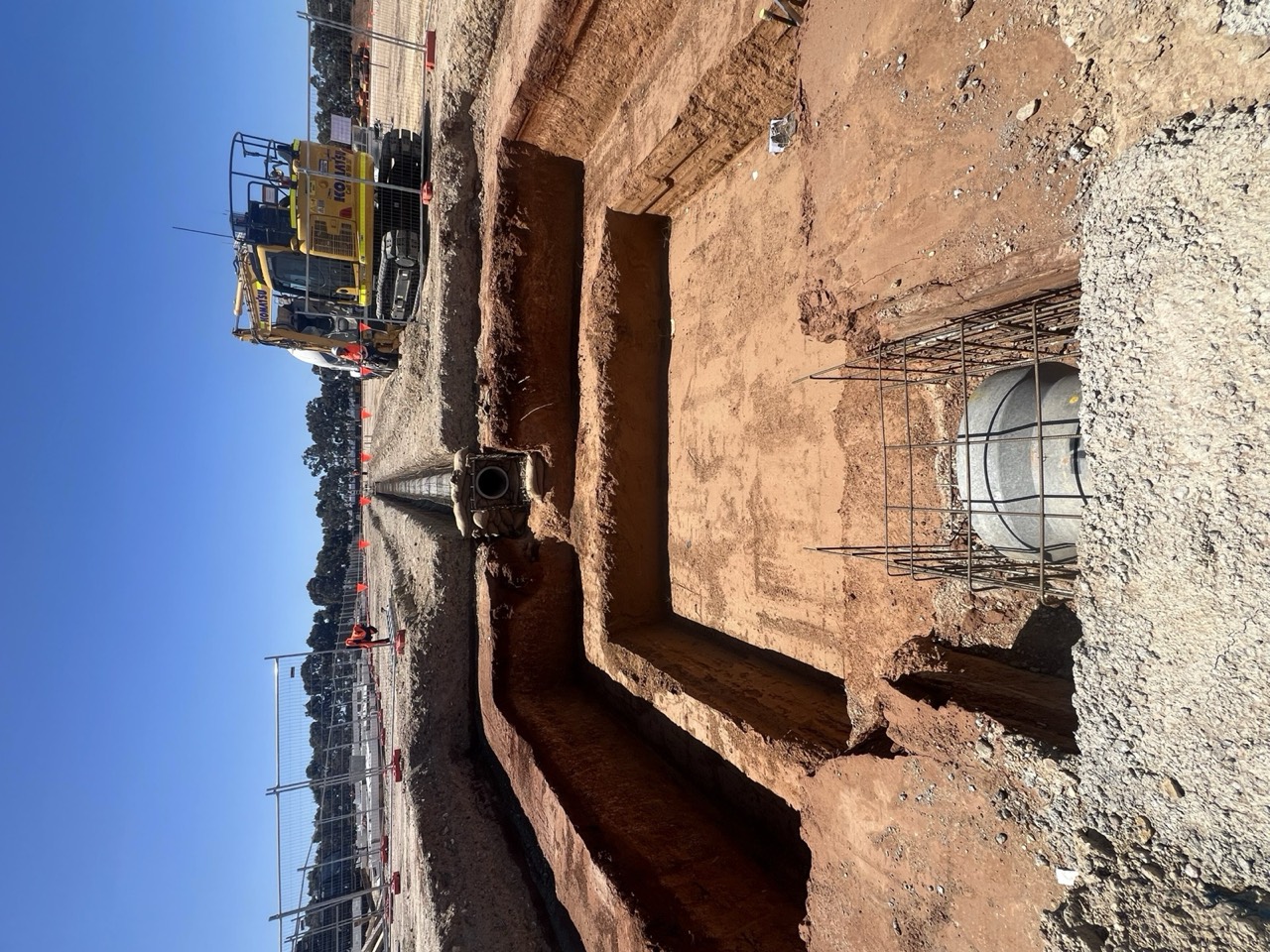 Footing excavation works