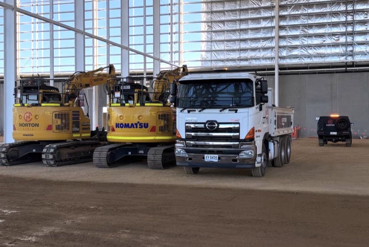 Stepped excavation South Australia