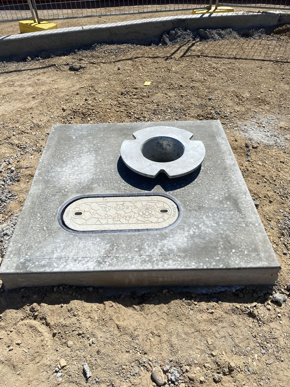 Lighting pole base pad