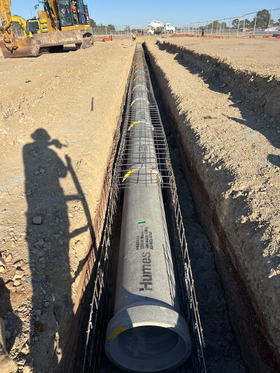 Stormwater pipe run